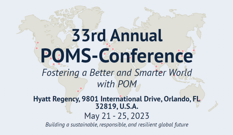 Enlarged view: 33rd Annual POMS-Conference