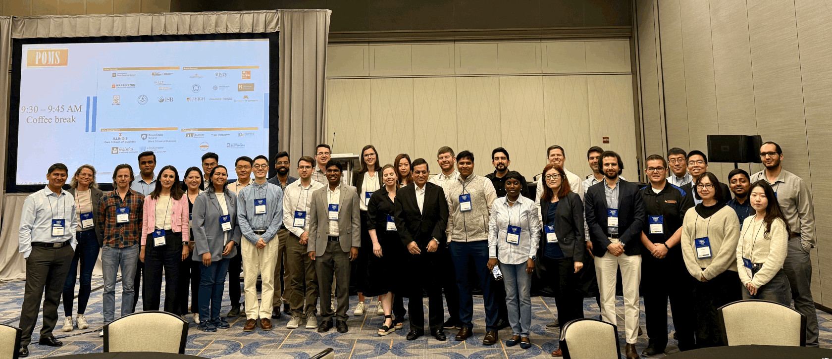 Photograph from the Emerging Scholars Event at the Conference - Taken by Iana Shaheen