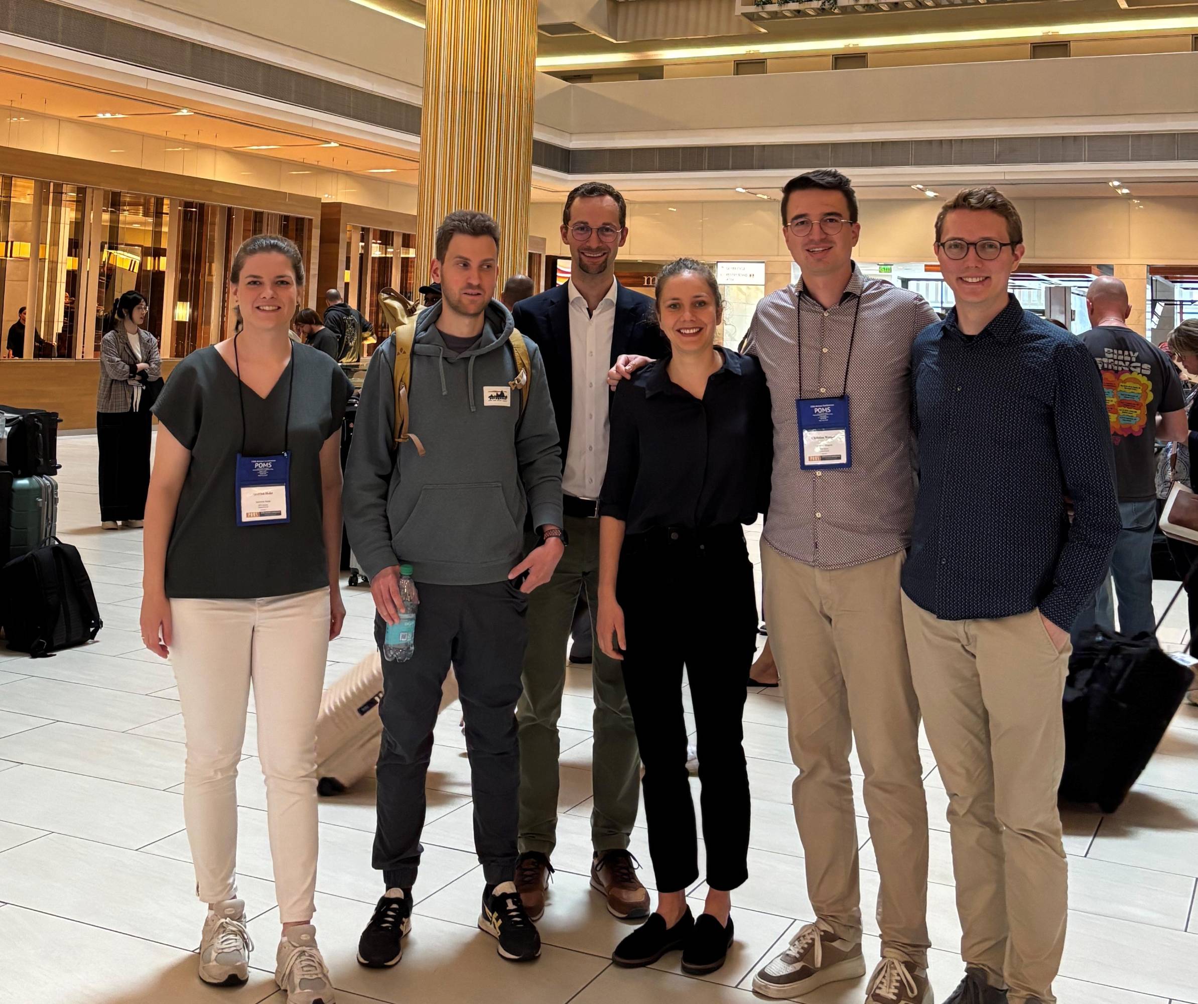 Photograph of researchers from ETH Zurich's Chair of Logistics Management and Chair of Production and Operations Management, University of Bath, and MIT