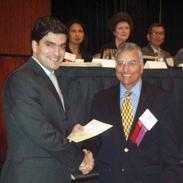 Victor Silveira-Camargos is awarded with the 2009 DSI Best Application Research Paper Award.