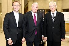 Prof. Dr. Stephan Wagner, Prof. Dr.h.c. Klaus-Michael Kühne and Prof. Dr. Ralph Eichler