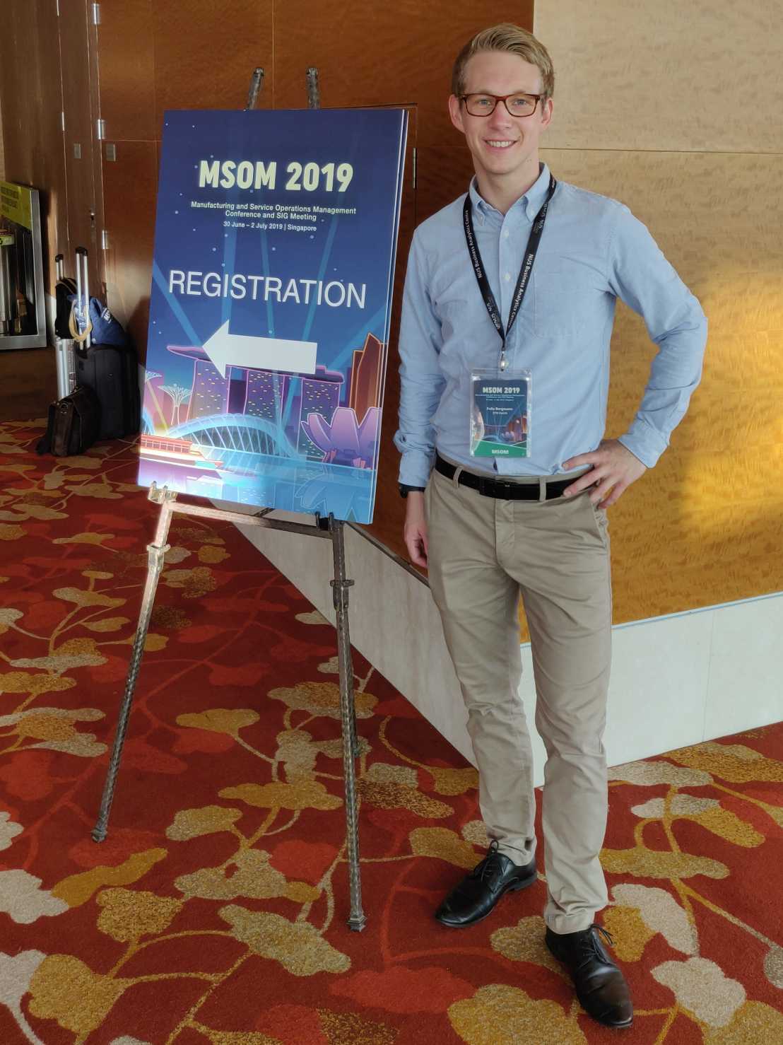 Presentation at the MSOM 2019 Conference in Singapore Chair of